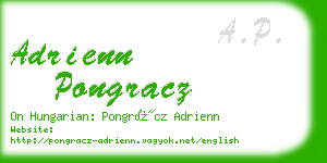 adrienn pongracz business card